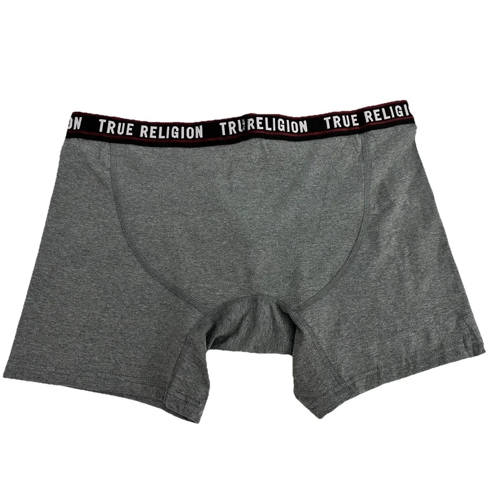 True Religion Men's 4 Pack Boxer Briefs Cotton Stretch Size Large New